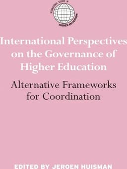International Studies in Higher Education - International Perspectives on the Governance of Higher Education