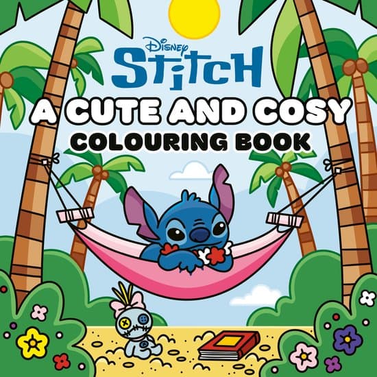 Cute and Cosy Colouring Books- Disney Stitch: A Cute and Cosy Colouring Book