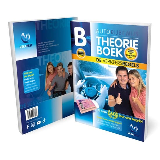 Auto Theorieboek Rijbewijs B 2026 - CBR Theorie Boek - VekaBest