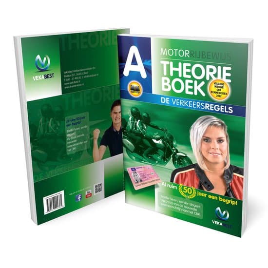 Motor Theorieboek 2022 - Motor Theorie Boek Rijbewijs A Nederland