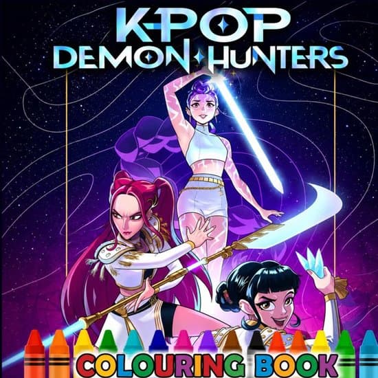 K-Pop Demon Hunters Coloring Book