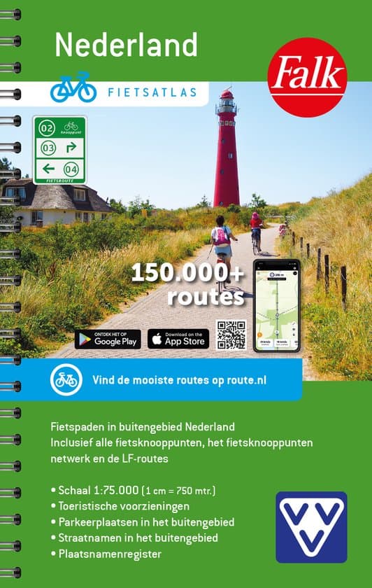 Falk VVV Fietsatlas Nederland
