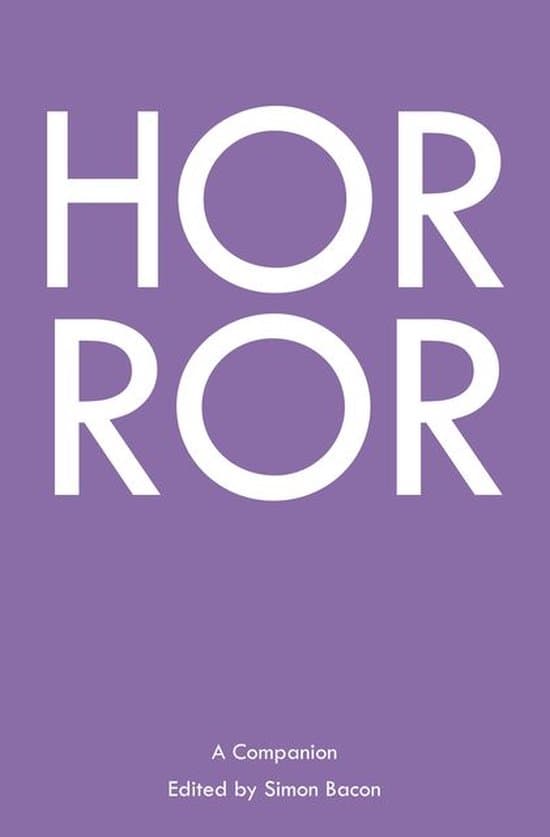 Genre Fiction and Film Companions 3 - Horror