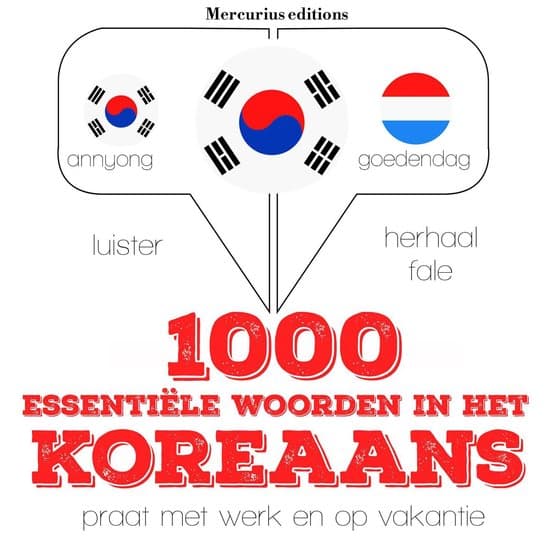 1000 essentiële woorden in het Koreaans