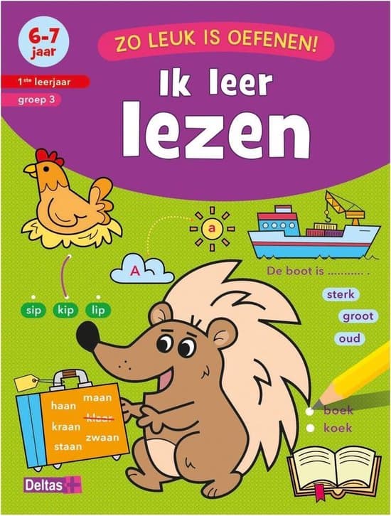 Deltas Boek Zo Leuk Is Oefenen Ik Leer Lezen 6-7 Jaar