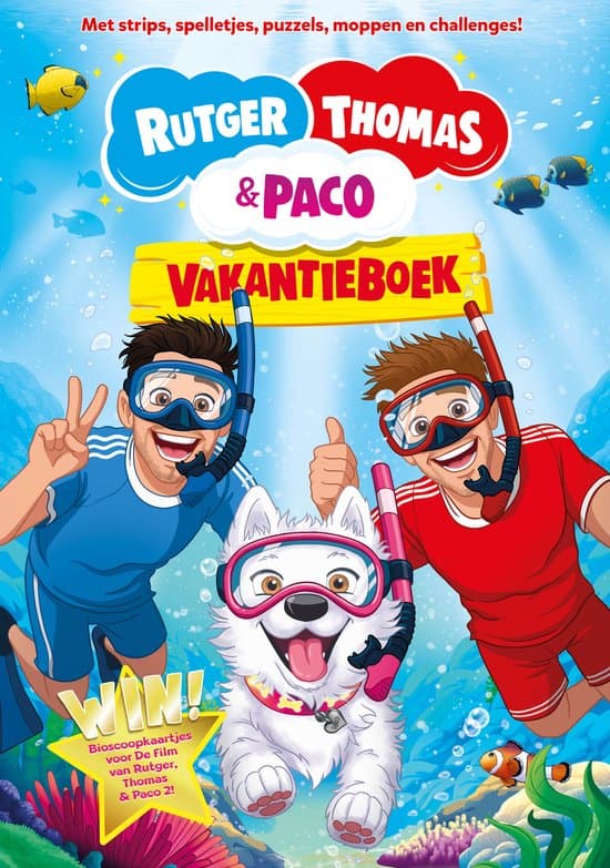 Rutger, Thomas & Paco 4 - Het vakantieboek van Rutger, Thomas en Paco