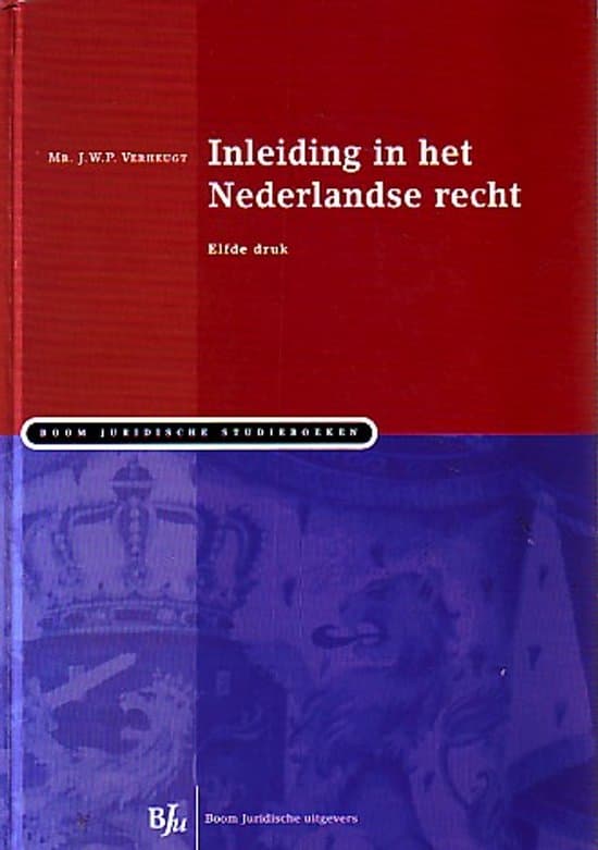 Inleiding in het Nederlandse recht | J. W. P. Verheugt