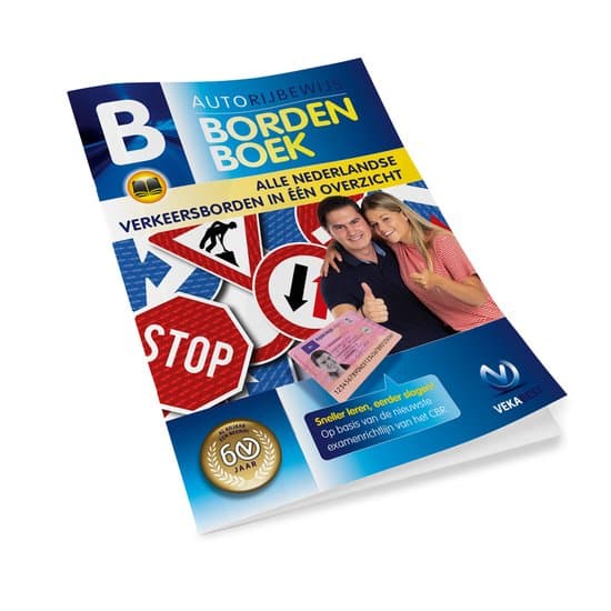 Verkeersborden Boek 2026 - Compleet Verkeersbordenoverzicht Auto Rijbewijs B - VekaBest Bordenboek