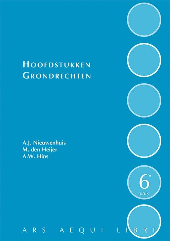 Ars Aequi Handboeken - Hoofdstukken grondrechten