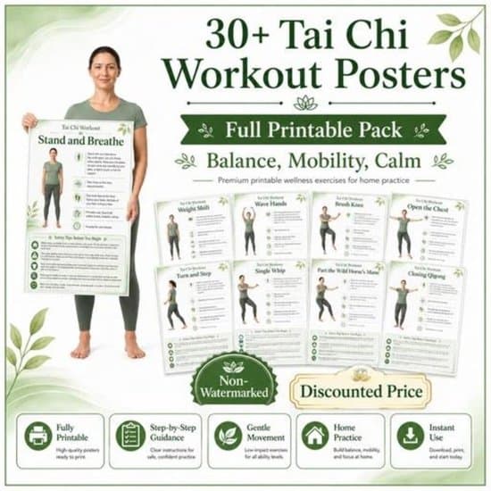 Tai Chi Workout Printables