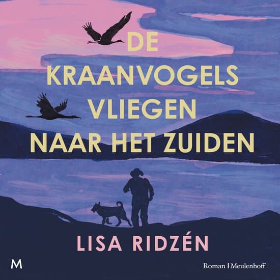 De kraanvogels vliegen naar het zuiden