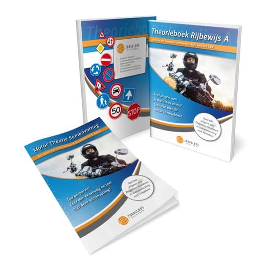Motor Theorieboek 2025-2026 Rijbewijs A met Motor Theorie Samenvatting – Zorgeloos Studeren
