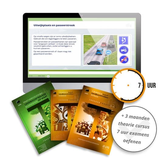 Trekker Theorieboek 2026 met Online Theorie Cursus - Theorie Examens Oefenen - Tractor Praktijkboek - VTO Vervoer & Logistiek