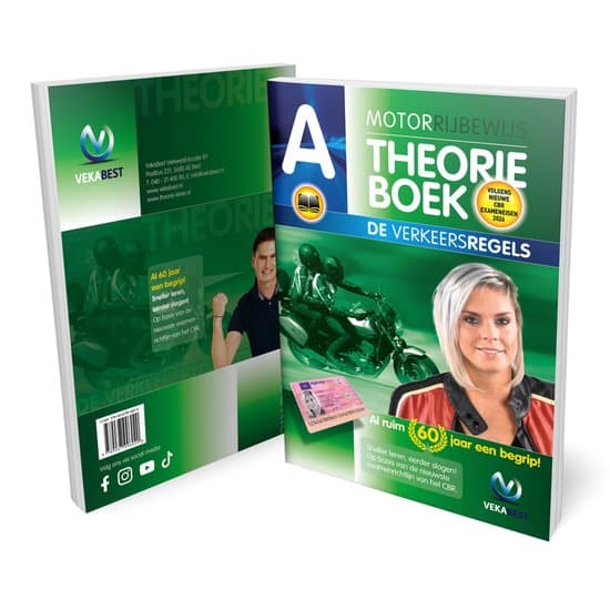 Motor Theorieboek Rijbewijs A 2026 - CBR Theorie Boek - VekaBest