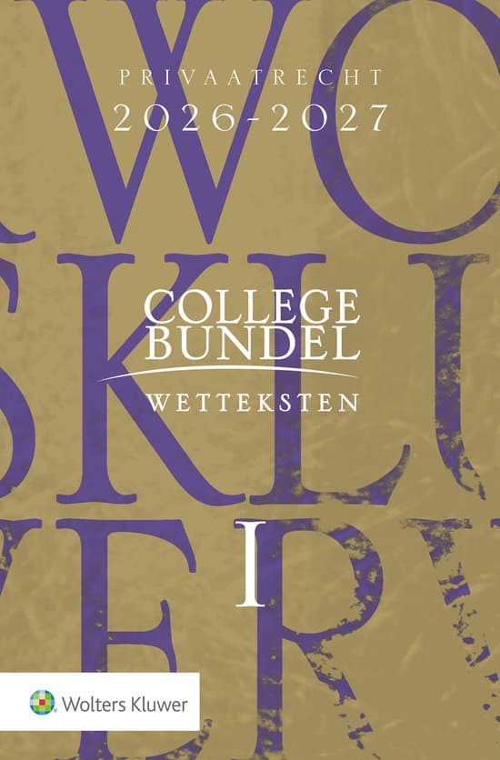 Collegebundel 2026-2027
