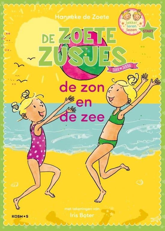 Leren lezen met de Zoete Zusjes - De zon en de zee