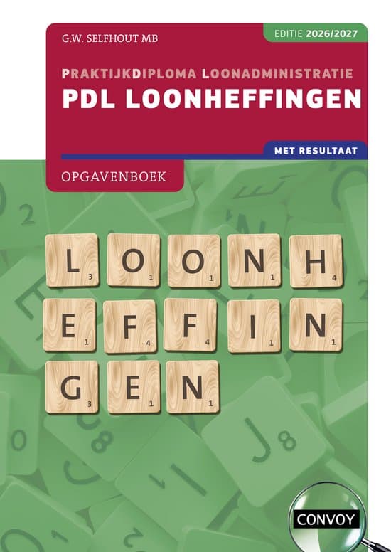 PDL Loonheffingen 2026/2027 Opgavenboek