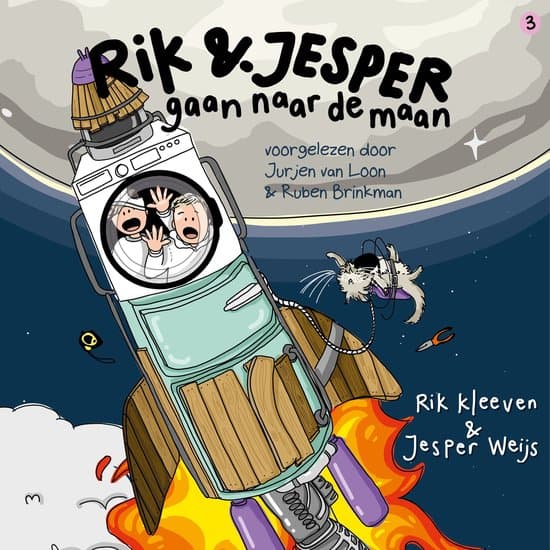 Rik en Jesper gaan naar de maan