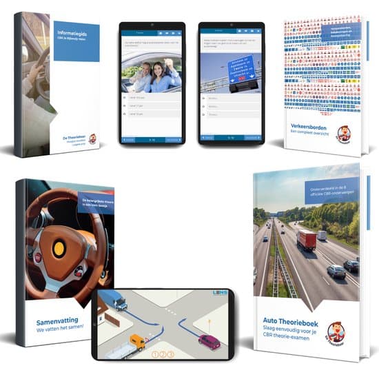 Auto Theorieboek 2026 Rijbewijs B - Compleet Auto Theorie - Onbeperkt 60 Examens & 3250 Oefenvragen + Samenvatting + Verkeersborden + CBR Info - NIEUW!