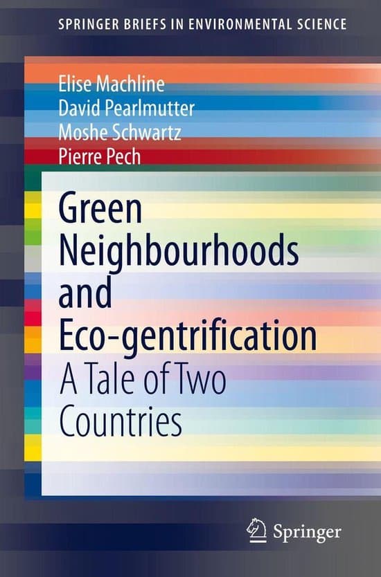 Earth and Environmental Science (R0) - Green Neighbourhoods and Eco-gentrification