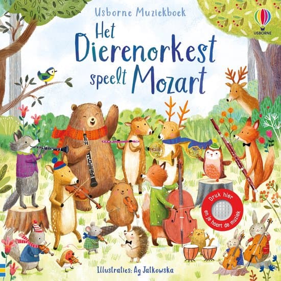Het dierenorkest speelt Mozart